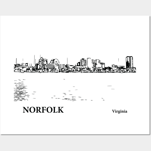 Norfolk - Virginia Wall Art by Lakeric